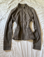 2000s Vintage high collar Avantgarde Archive high collar jacket zip up