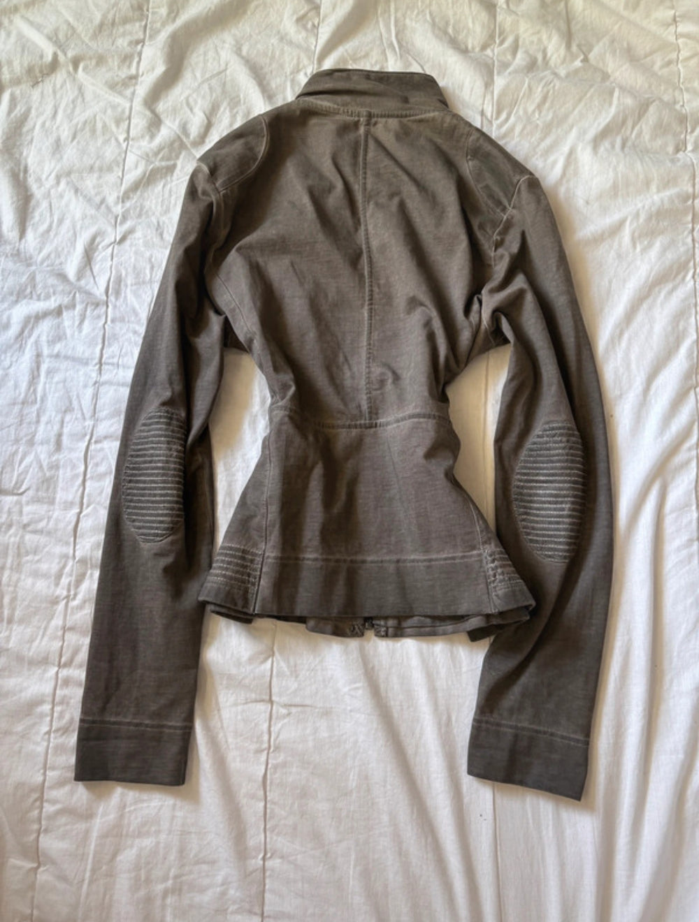 2000s Vintage high collar Avantgarde Archive high collar jacket zip up