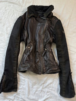 Avant Garde Leather Moto Jacket Studded Distressed Archive Rock