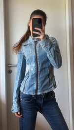 Y2K 2000s Gstar Raw Vintage Fitted Denim Icon Racing Archive Jacket