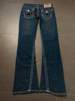 Y2K 2000s Vintage True Religion Joey Super T Bootcut Flared Jeans Size S