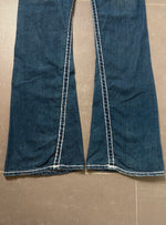 Y2K 2000s Vintage True Religion Joey Super T Bootcut Flared Jeans Size S