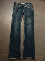 Y2K 2000s Vintage embroidered Fock Revival low waist bootcut Jeans diva Archive Pinterest