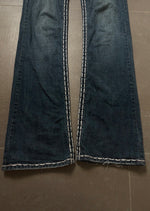 Y2K 2000s Vintage embroidered Fock Revival low waist bootcut Jeans diva Archive Pinterest