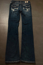 Y2K 2000s Vintage embroidered Fock Revival low waist bootcut Jeans diva Archive Pinterest