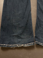 Y2K 2000s Vintage embroidered Fock Revival low waist bootcut Jeans diva Archive Pinterest